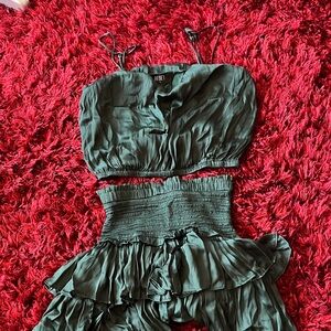 The Reset Green Skirt and Top Set